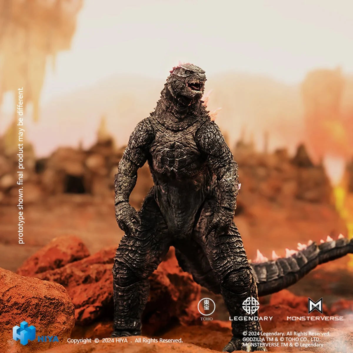 Godzilla x Kong: The New Empire Godzilla Evolved Exquisite Basic Action Figure - Previews Exclusive
