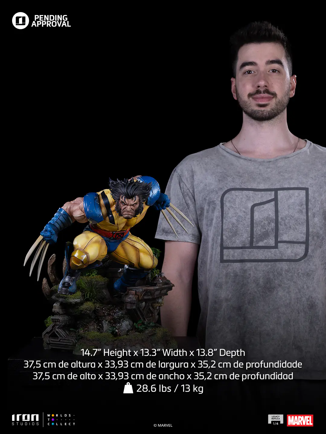 Marvel Comics Wolverine Legacy Replica Statue by Iron Studios