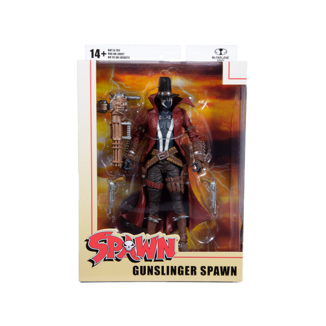 Gunslinger Spawn w/ Gatling Gun 7" Figure By Mcfarlane