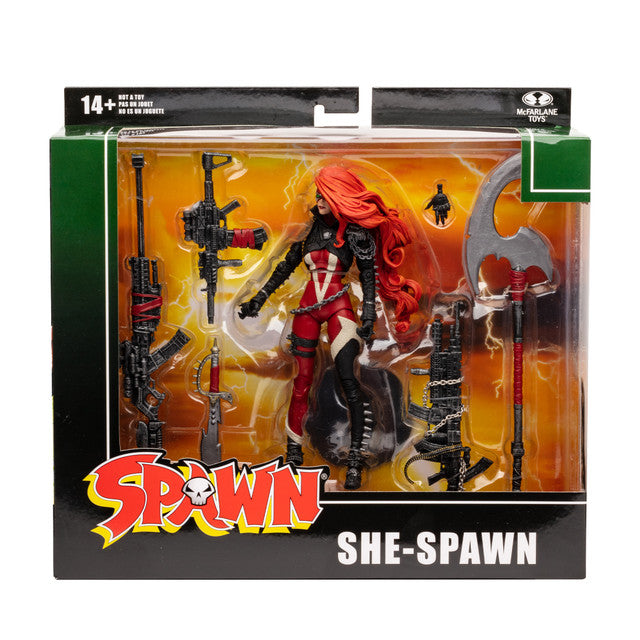 She Spawn (Spawn) Deluxe Set 7" Figure By Mcfarlane