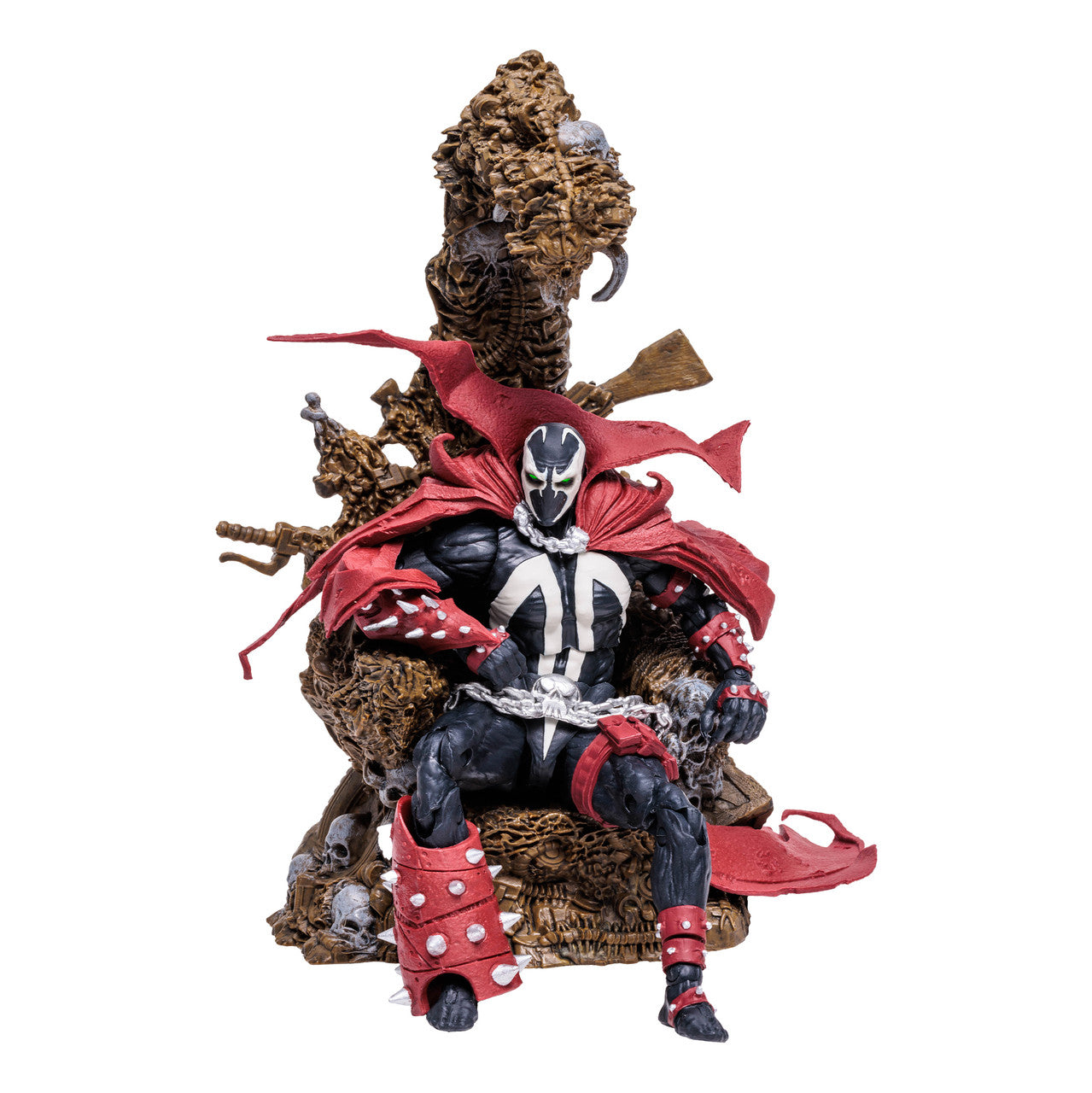 Spawn Deluxe Set 7" Figure On Throne By Mcfarlane