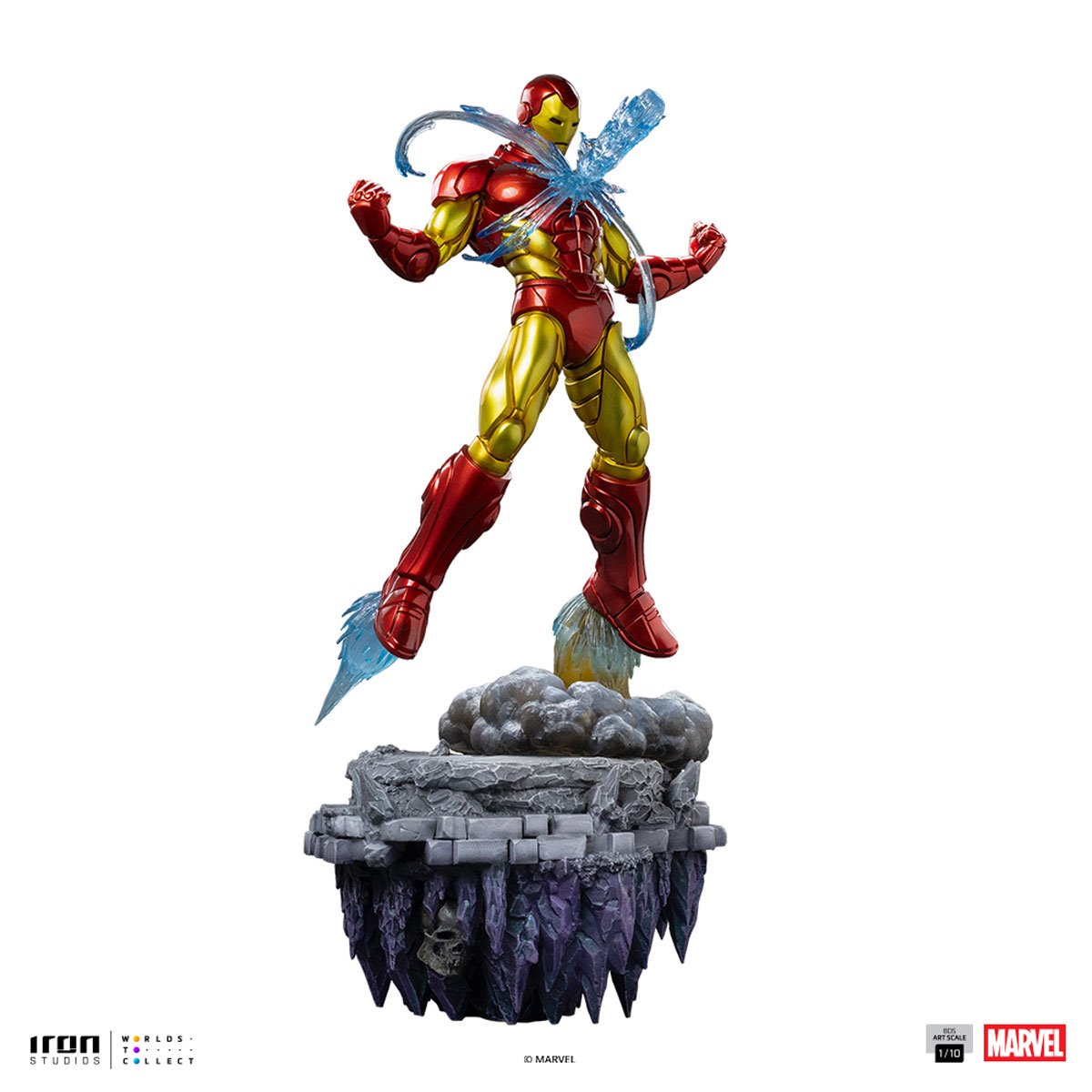 Iron Man Infinity Gauntlet Battle Diorama 1/10 Art Scale Limited Edition Statue By Iron Studios