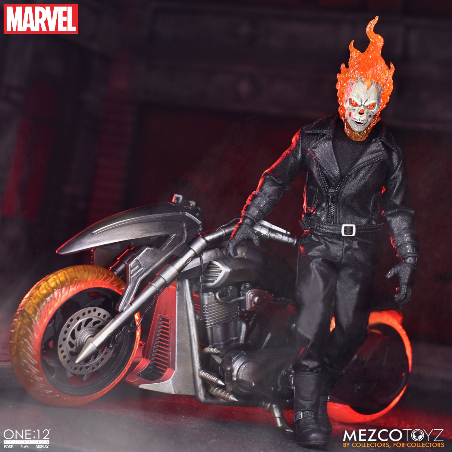 Ghost Rider & Hell Cycle One:12 Set By Mezco