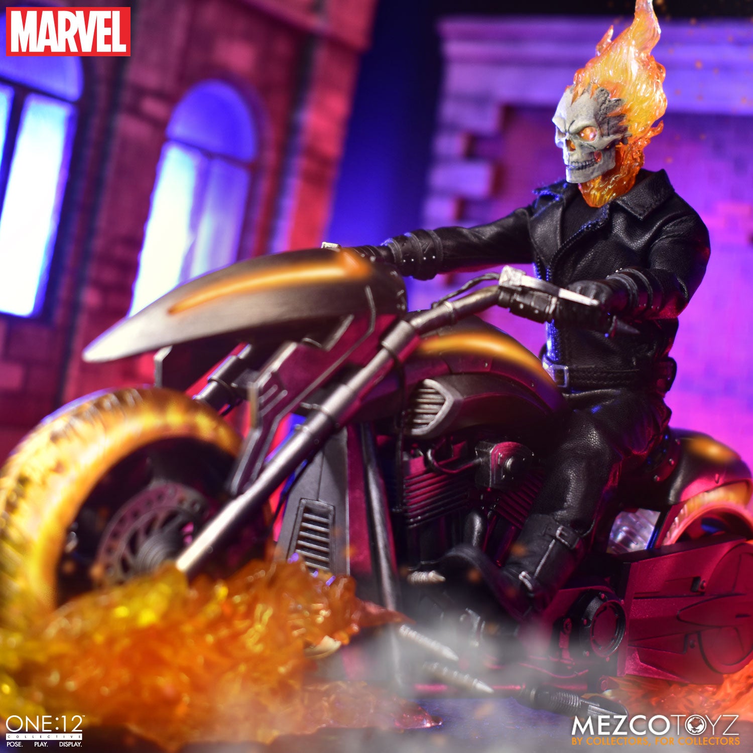 Ghost Rider & Hell Cycle One:12 Set By Mezco