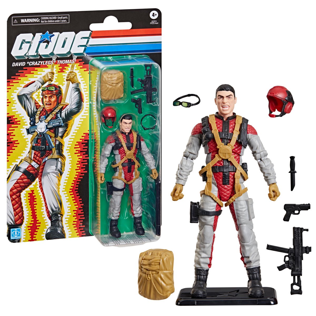 G.I. Joe Classified Series Retro Cardback David Crazylegs Thomas Action Figure