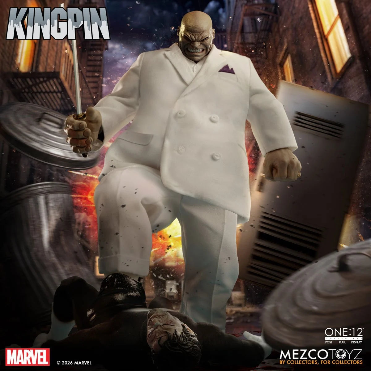 Kingpin One:12 Collective Action Figure By Mezco