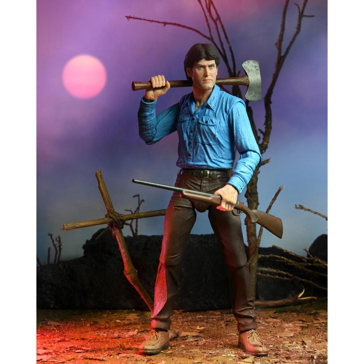 The Evil Dead Ultimate Ash 40th Anniversary Action Figure