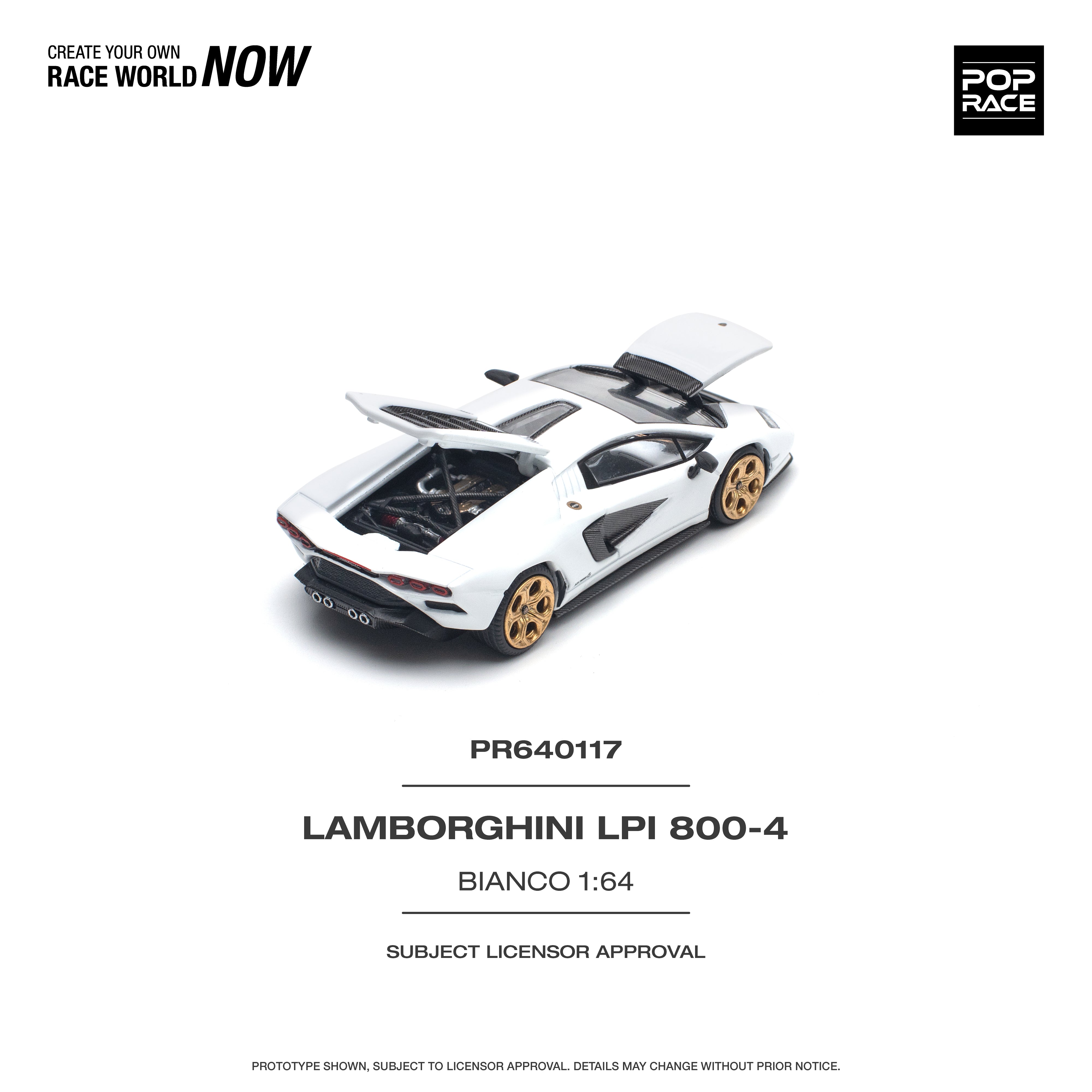 Lamborghini Countach LPI 800-4 Bianco Sid PR640117 by Pop Race