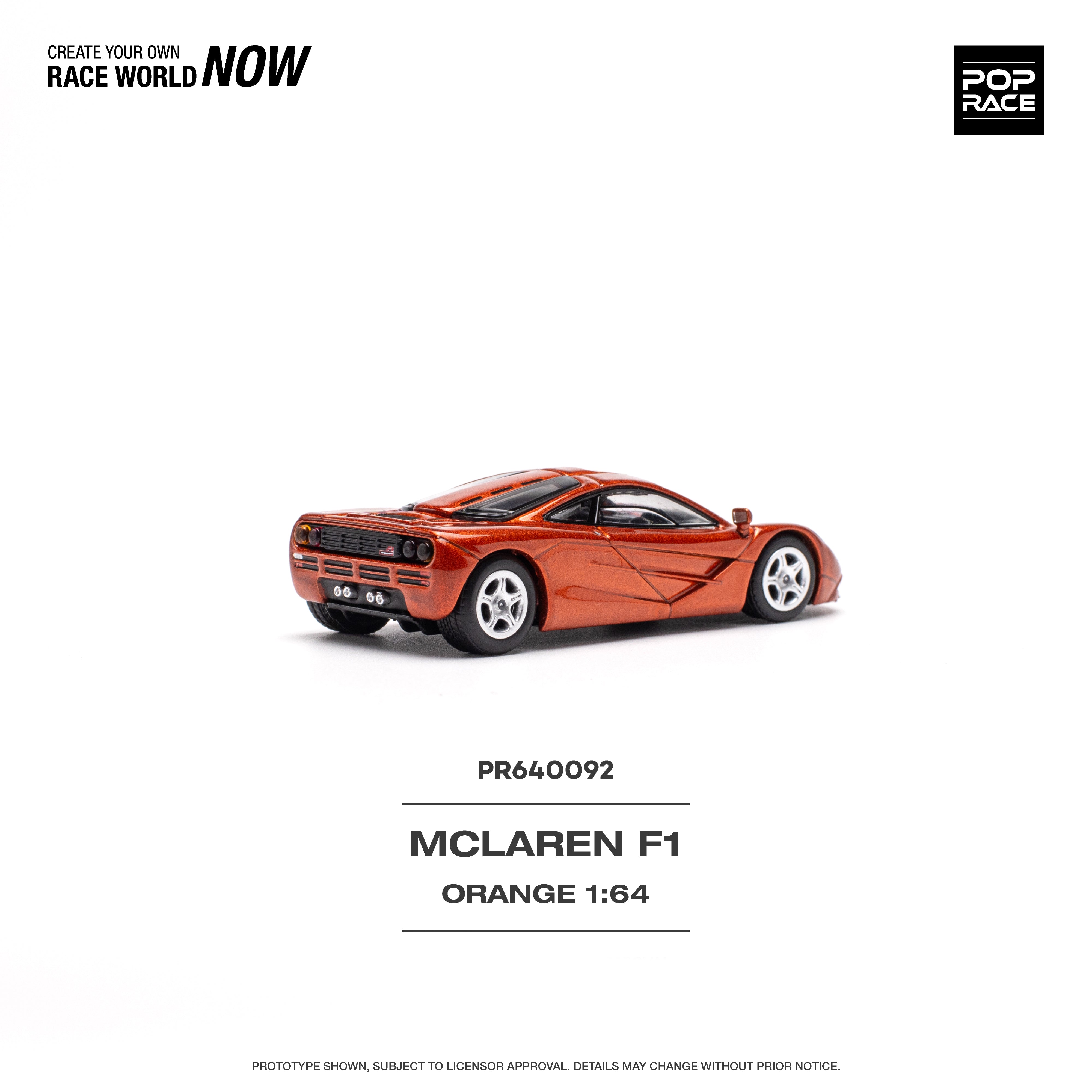 McLAREN F1 - Orange PR640920 by Pop Race