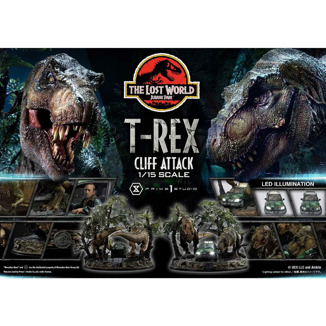 The Lost World: Jurassic Park (Film) T-Rex Cliff Attack By Prime1 Studio