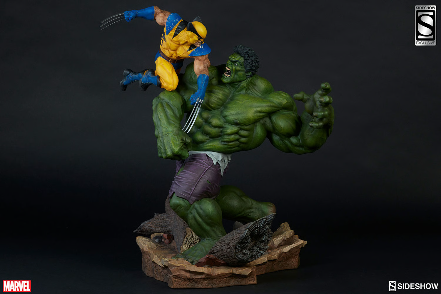 Hulk vs Wolverine Maquette Exclusive By Sideshow Collectibles