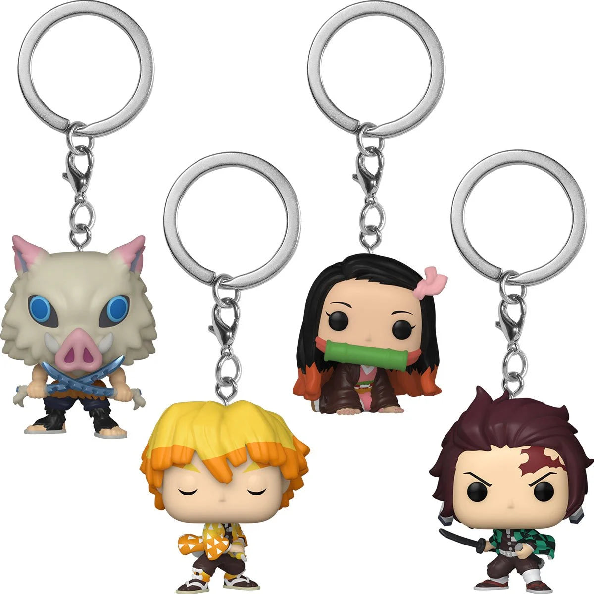 Demon Slayer Funko Pocket Pop! Key Chain (Set of 4)
