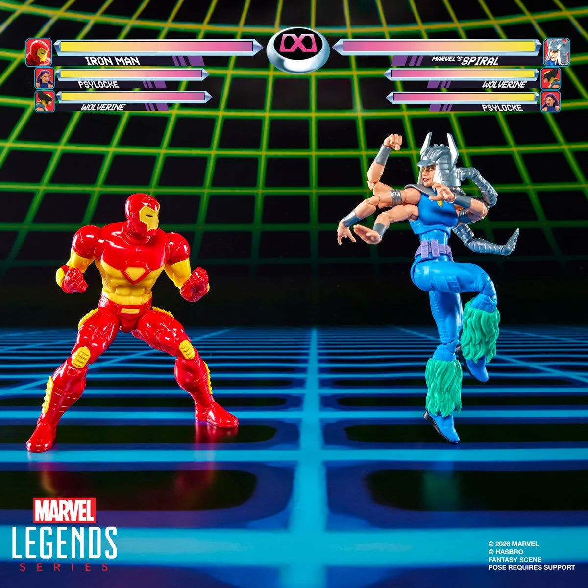 Marvel Legends Series Iron Man vs Spiral Action Figure By Hasbro