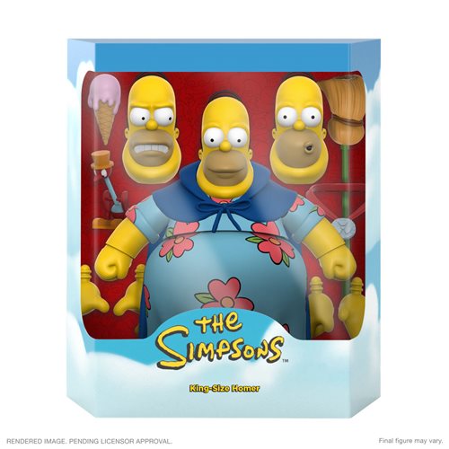 The Simpsons Ultimates King-Size Homer 7-Inch Action Figure By Super 7