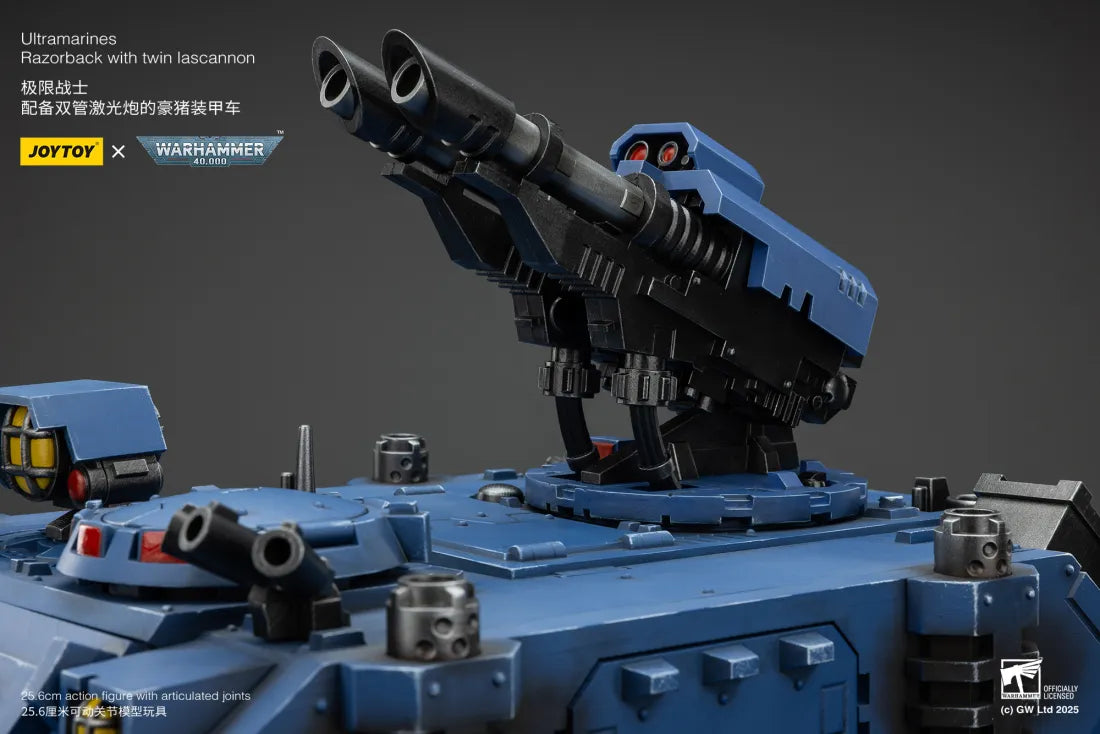 Warhammer 40K Ultramarines Razorback with Twin Lascannon 1/18 Scale Vehicle