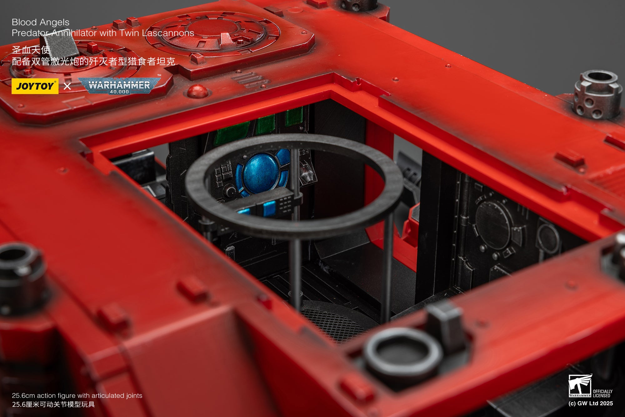 Warhammer 40K Blood Angels Predator Annihilator with Twin Lascannons 1/18 Scale Vehicle