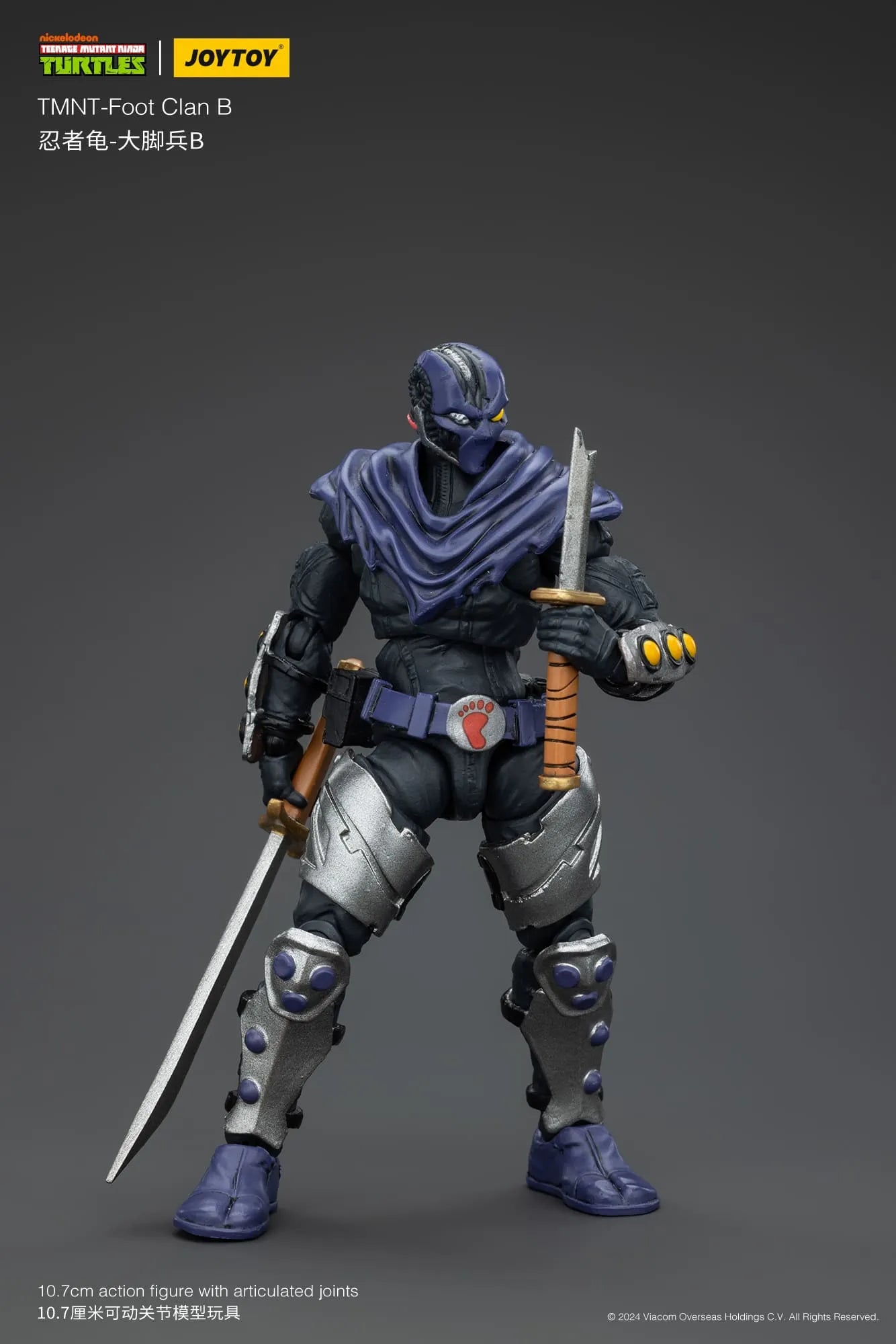 TMNT Foot Clan B Action Figure By Joytoy