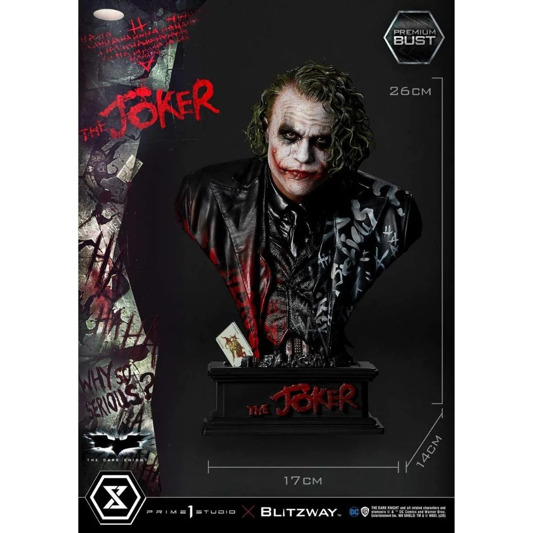 The Dark Knight's Joker Limited Edition Bust By Prime 1 Studio