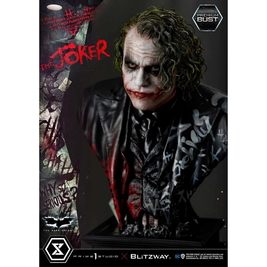 The Dark Knight's Joker Limited Edition Bust By Prime 1 Studio