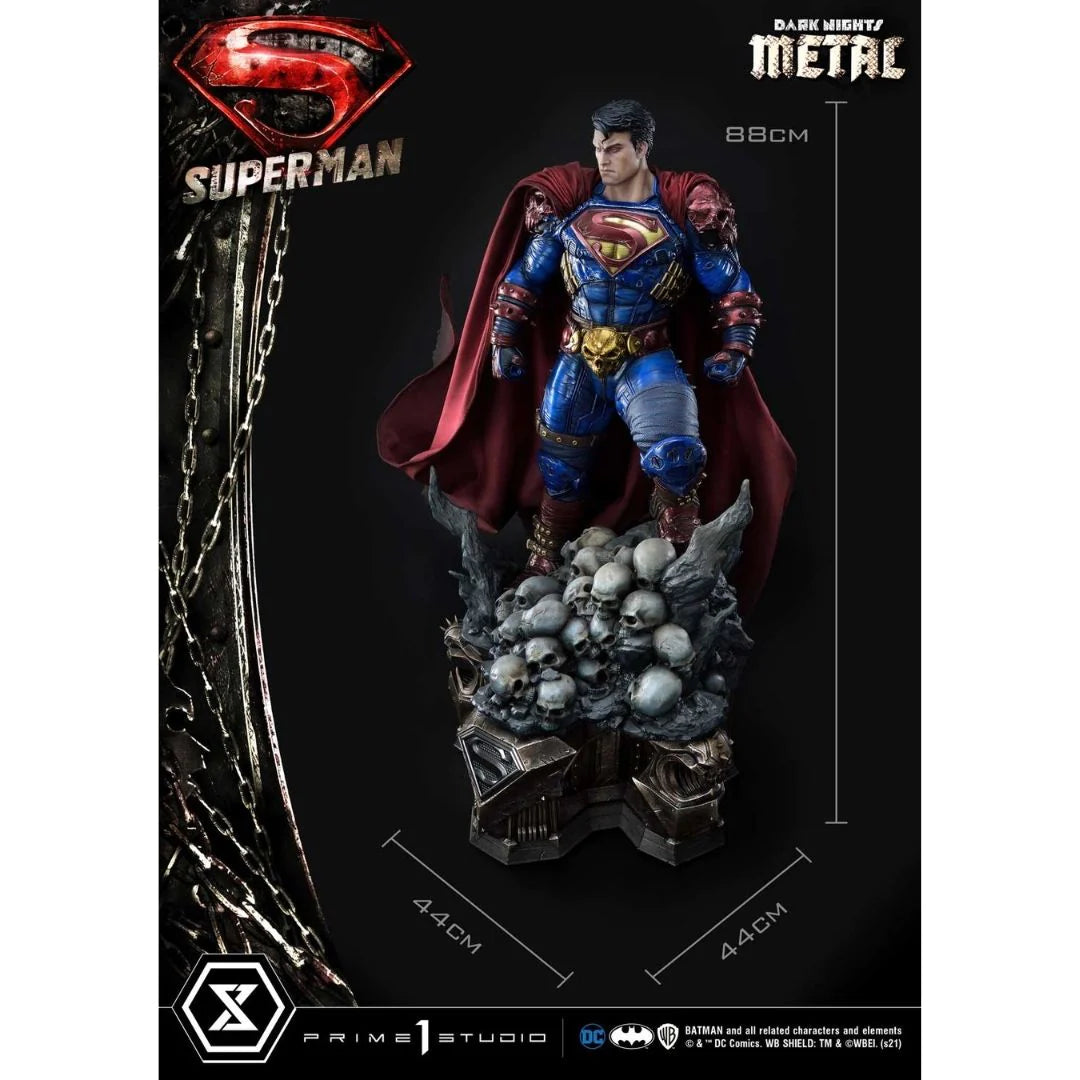 Dark Knights Metal Superman 1/3 Scale Statue By Prime 1 Studio