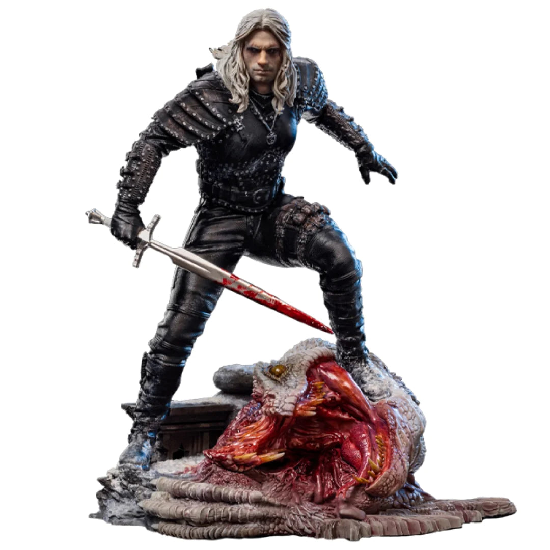 Geralt of Rivia The Witcher Art Scale 1/10 Statue By Iron Studios
