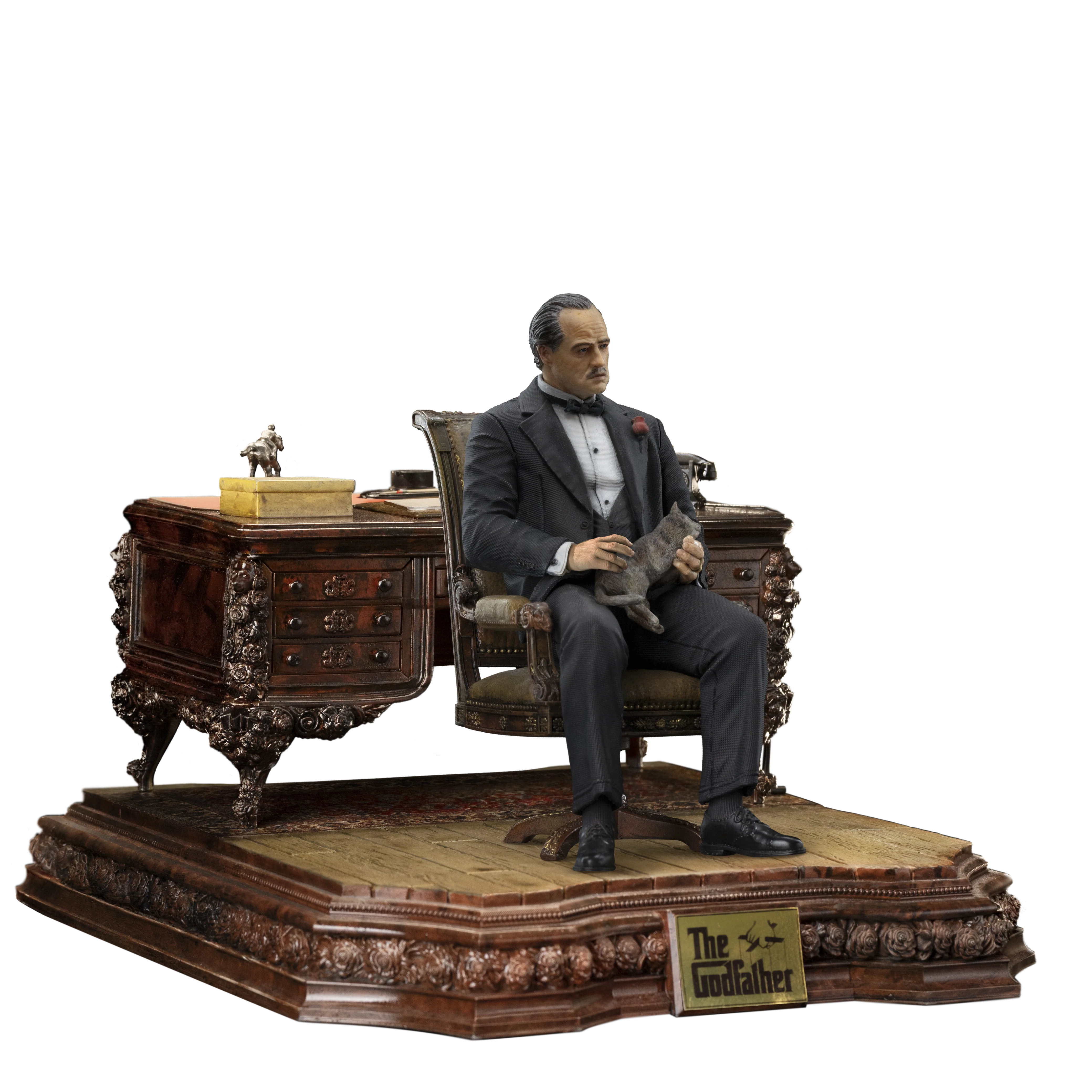 Don Vito Corleone The Godfather Deluxe 1:10 Scale Statue By Iron Studios