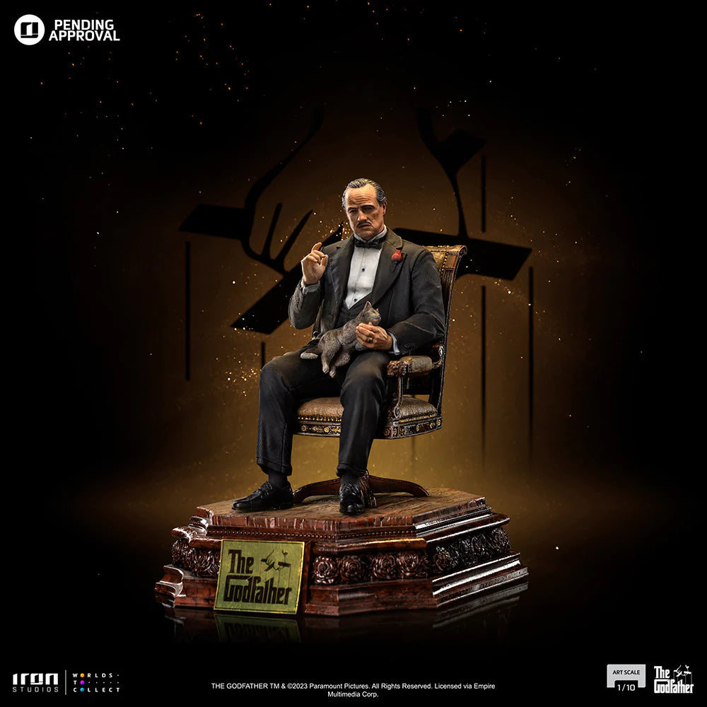Don Vito Corleone The God Father 1:10 Art Scale Statue By Iron Studios