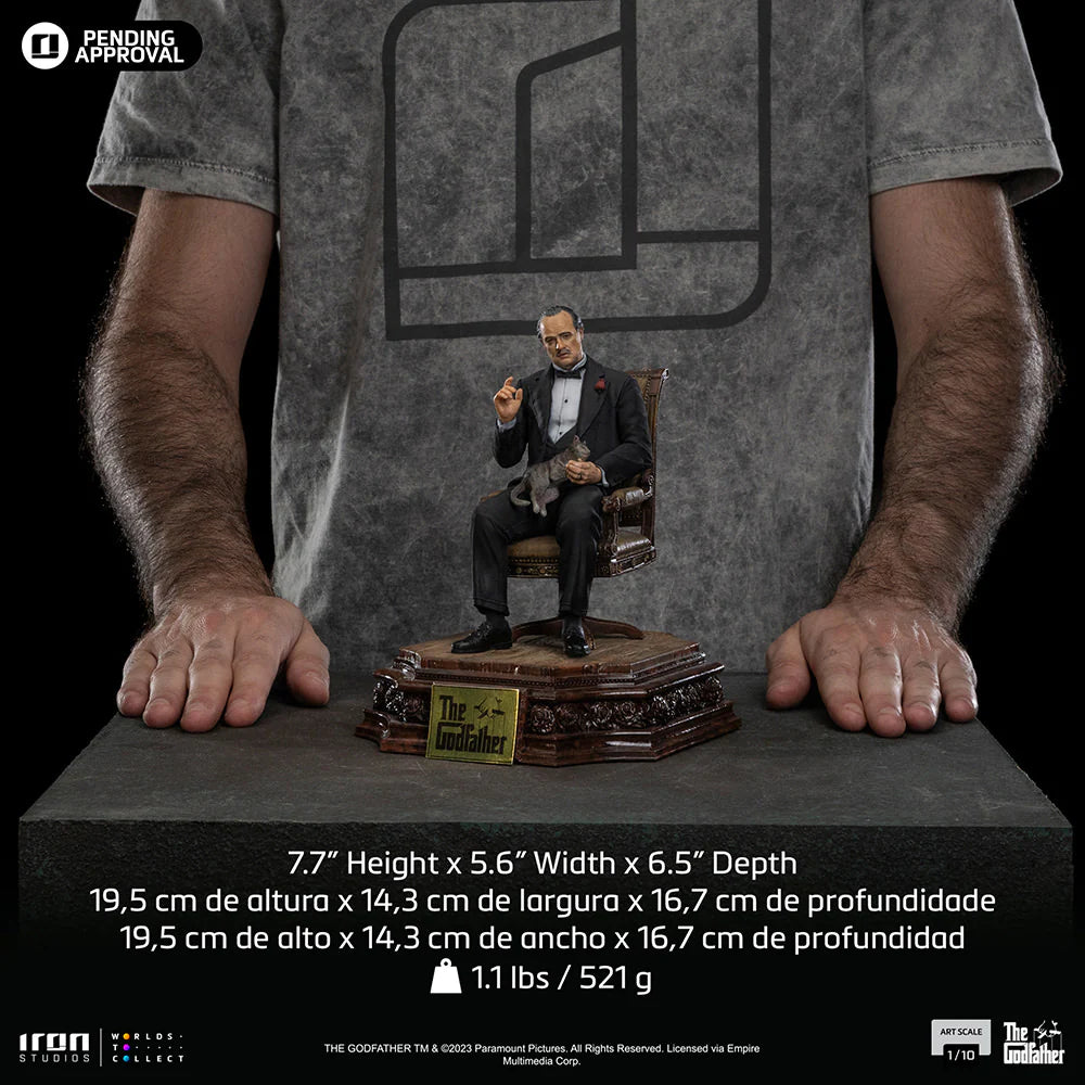 Don Vito Corleone The God Father 1:10 Art Scale Statue By Iron Studios