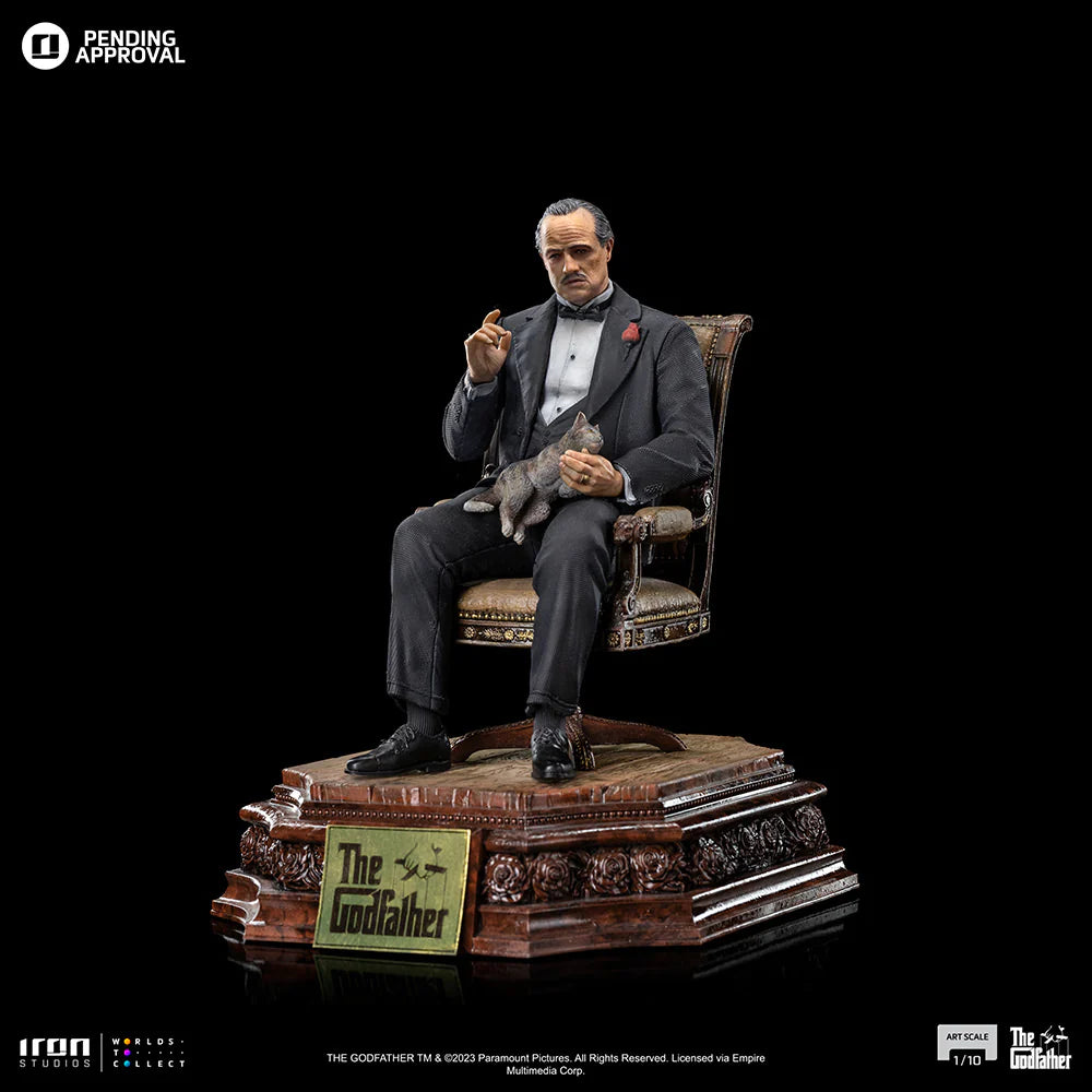 Don Vito Corleone The God Father 1:10 Art Scale Statue By Iron Studios