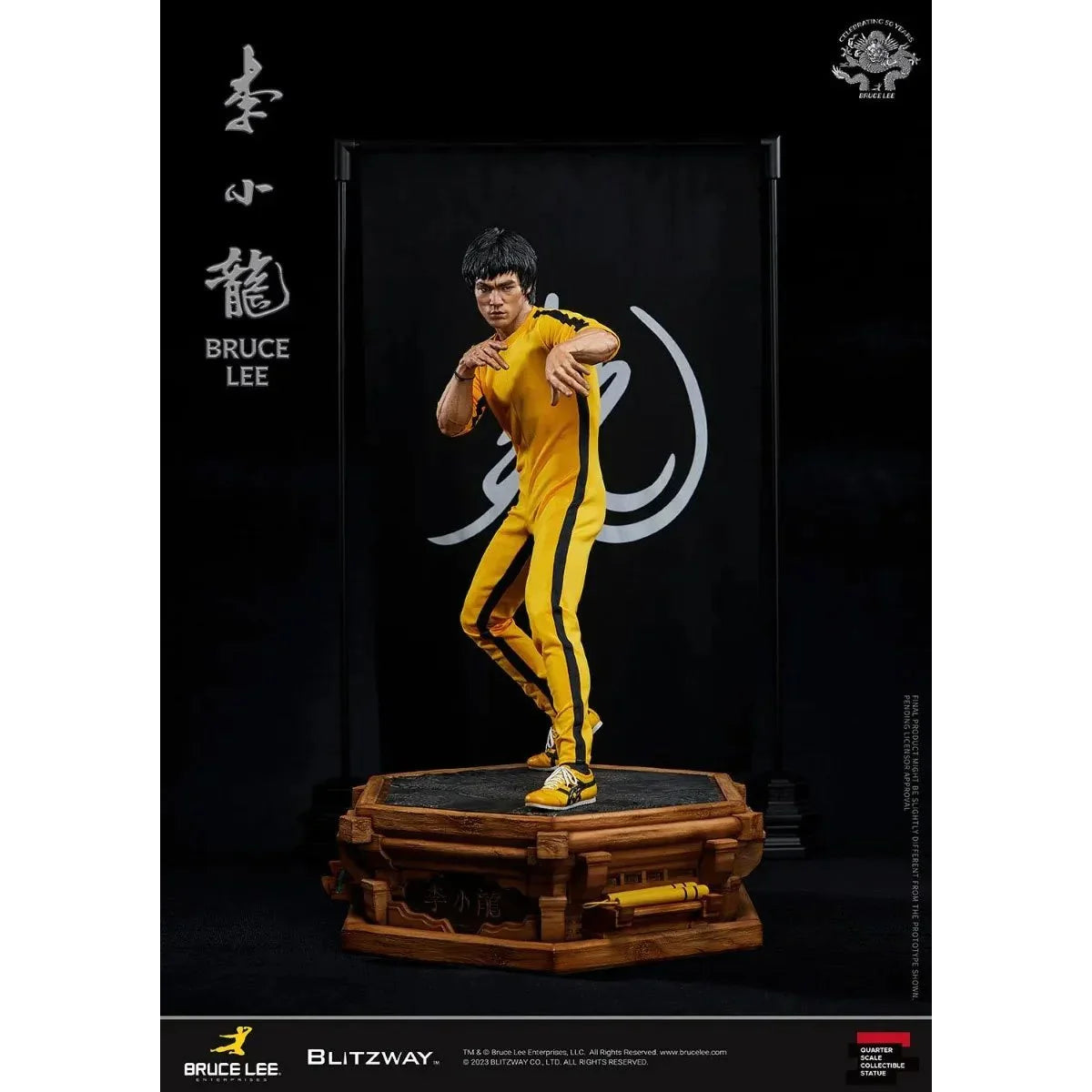 Bruce Lee Tribute 50th Anniversary Superb Scale 1:4 Statue