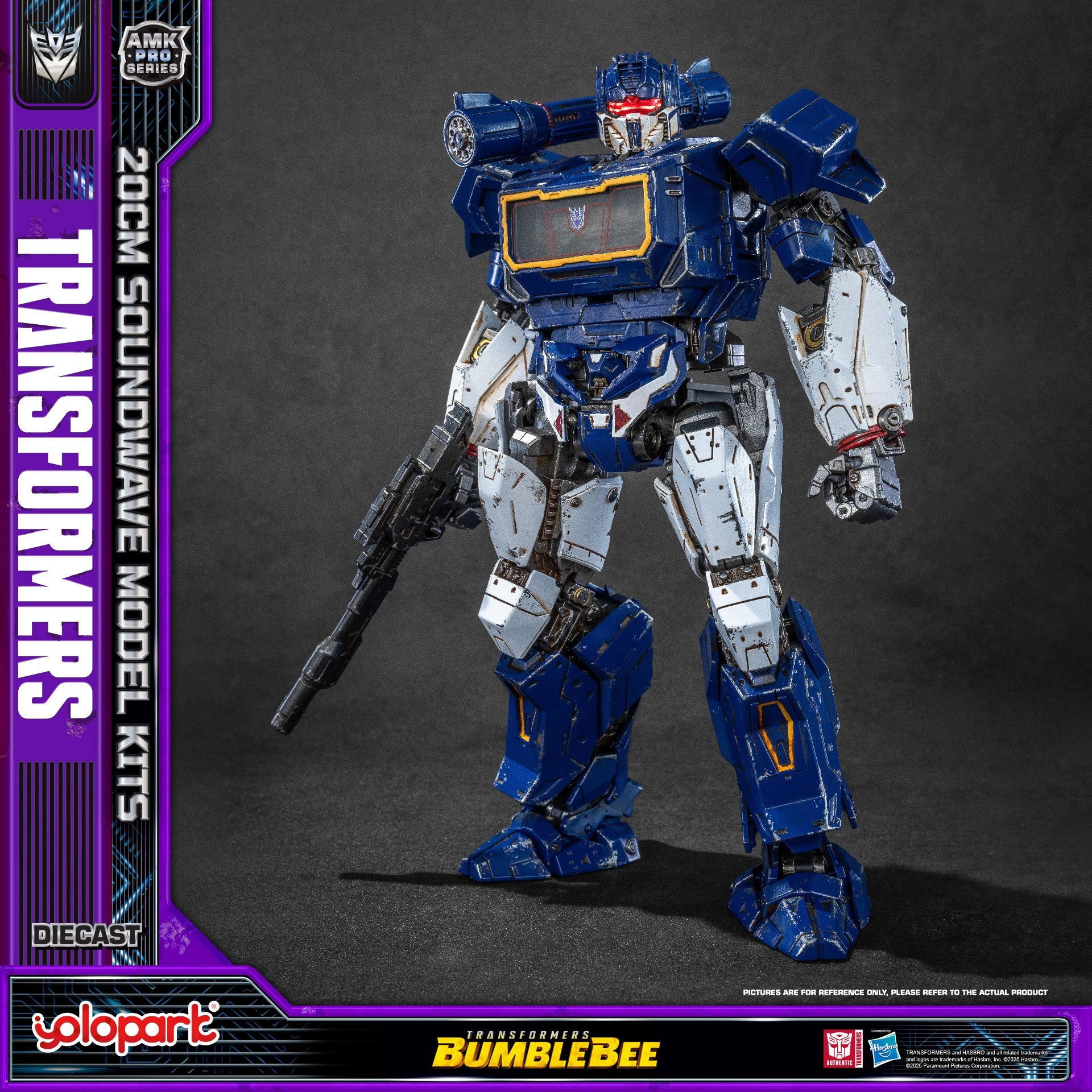 Transformers (Bumblebee) Soundwave & Ravage Model Kit AMK PRO Series By Yolopark