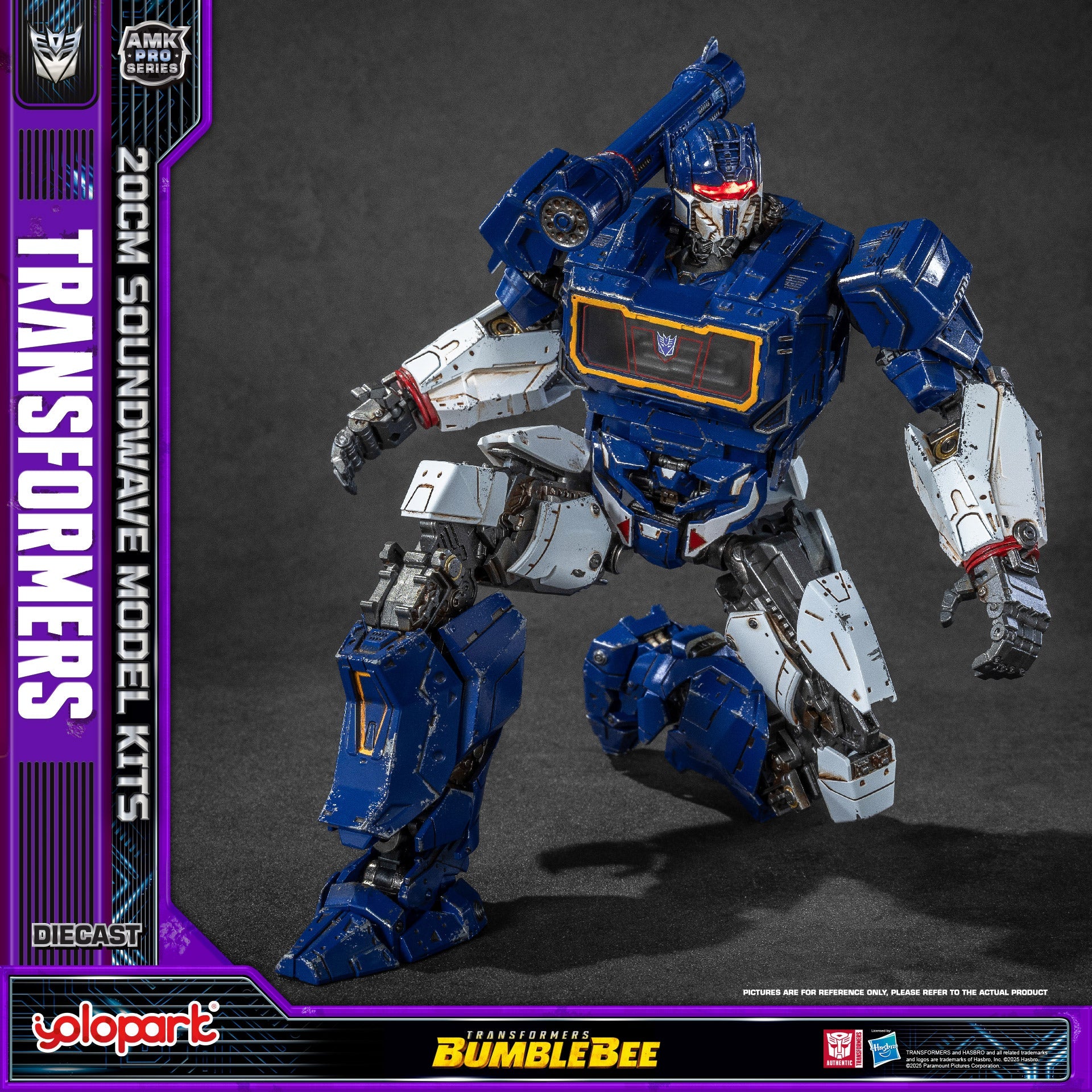 Transformers (Bumblebee) Soundwave & Ravage Model Kit AMK PRO Series By Yolopark