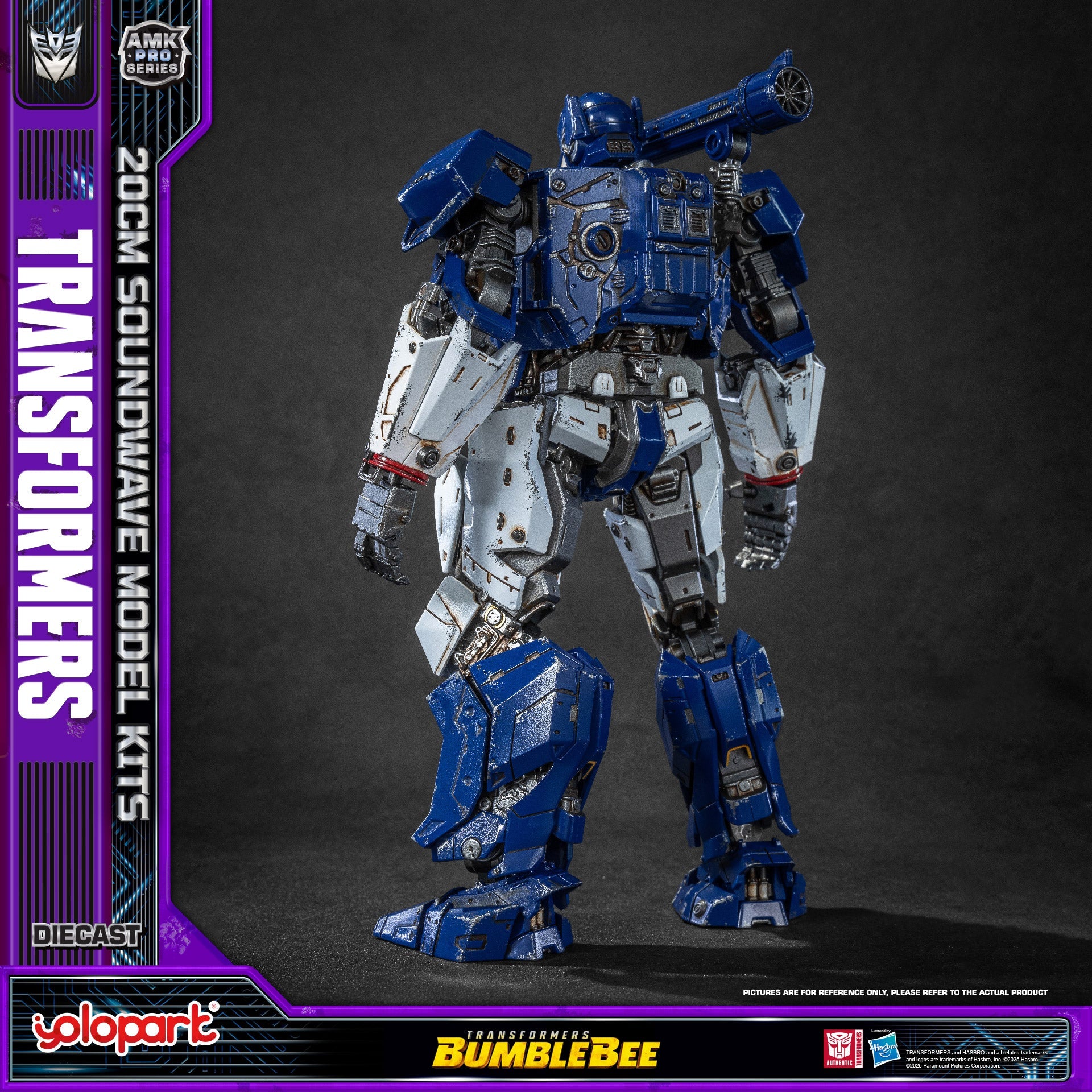 Transformers (Bumblebee) Soundwave & Ravage Model Kit AMK PRO Series By Yolopark