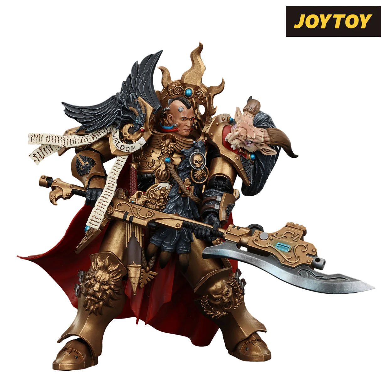 Warhammer: The Horus Heresy Legio Custodes Constantin Valdor, Captain-General of the Legio Custodes 1/18 Scale Action Figure