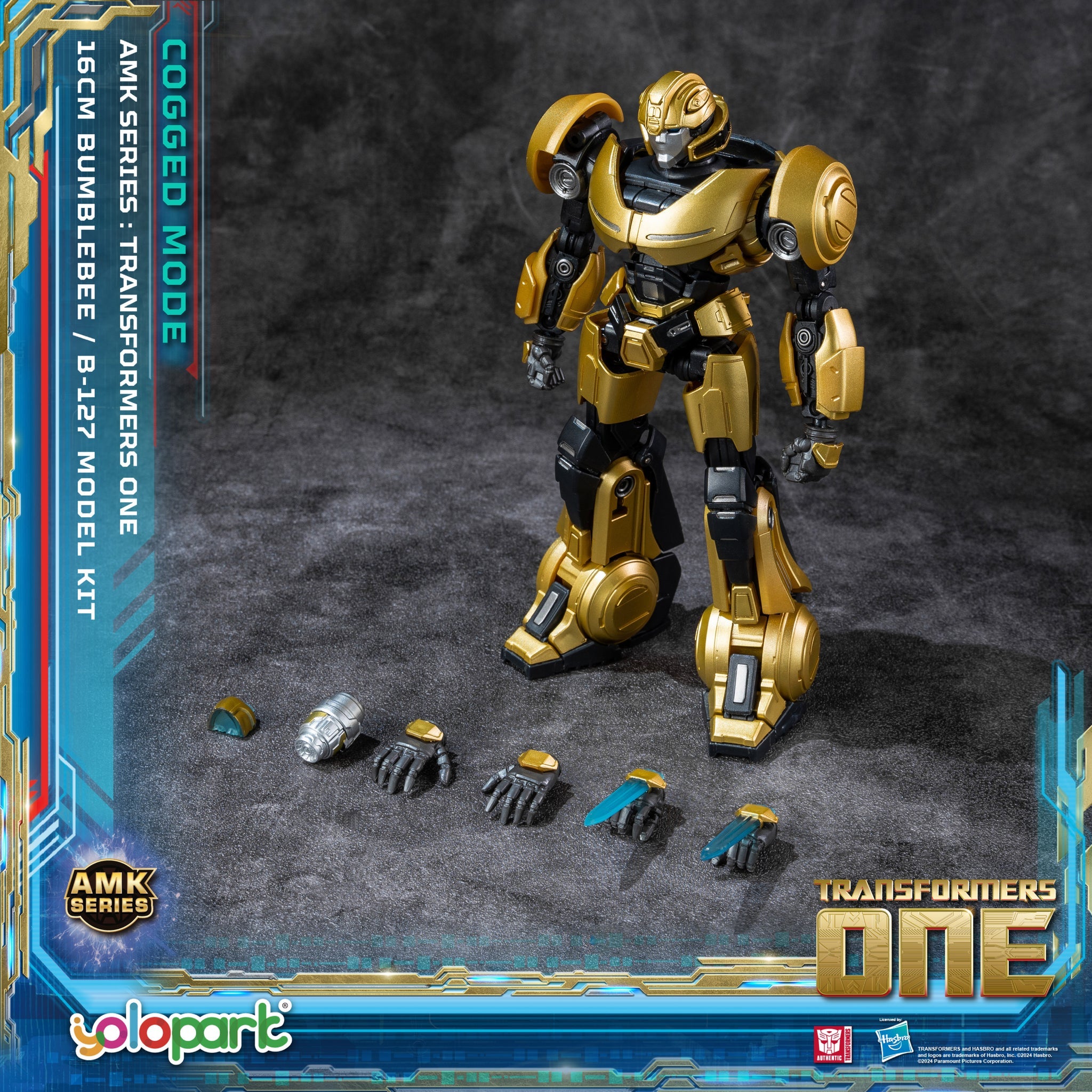 TRANSFORMERS ONE Bumblebee/B-127(Cogged Mode) AMK Series Model Kit By Yolopark