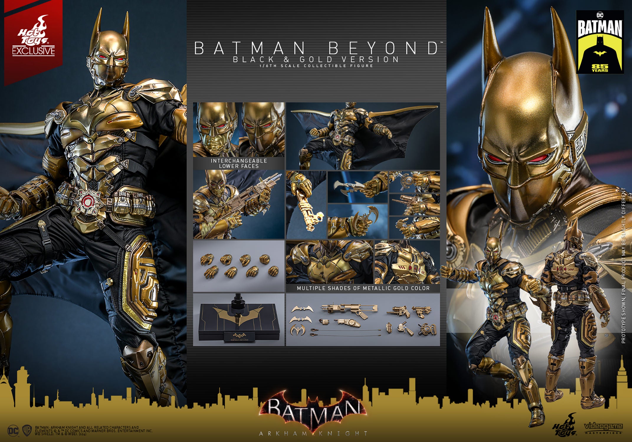 Batman Beyond (Black & Gold Version) By Hot Toys