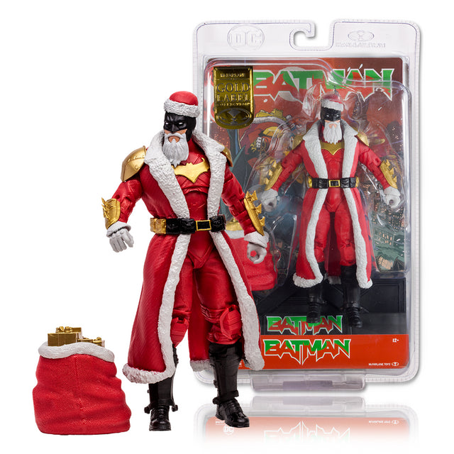 Batman Santa (Red Suit) Gold Label 7" Figure By McFarlane