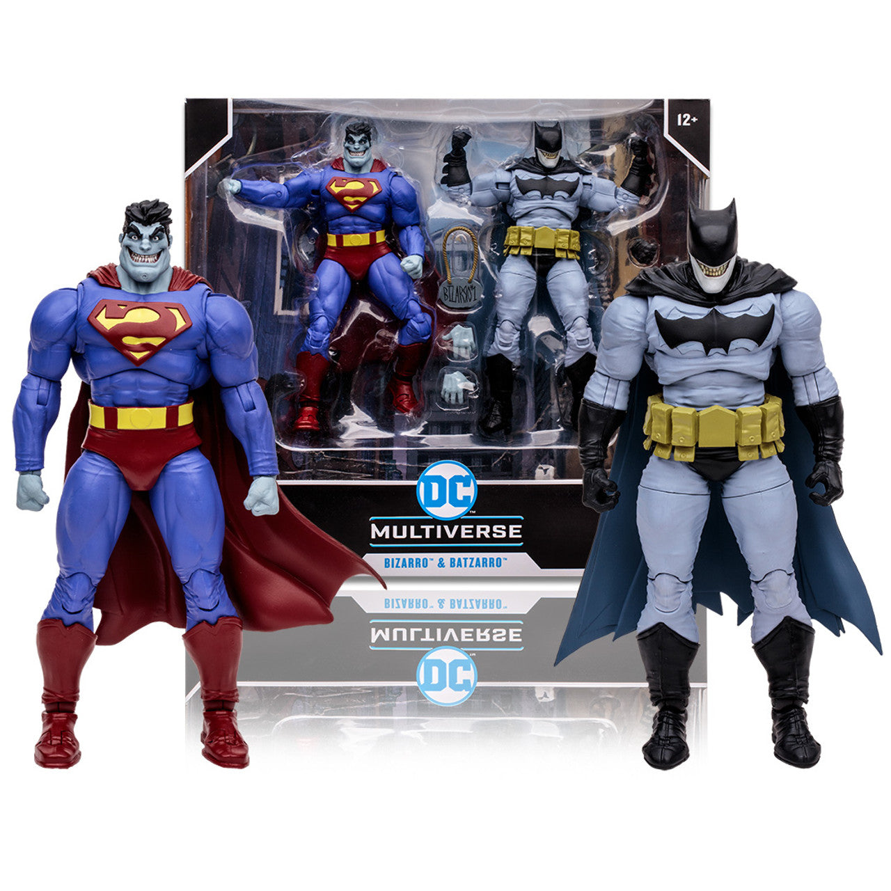 Bizarro & Batzarro (DC Multiverse) 2-Pack 7" Figures