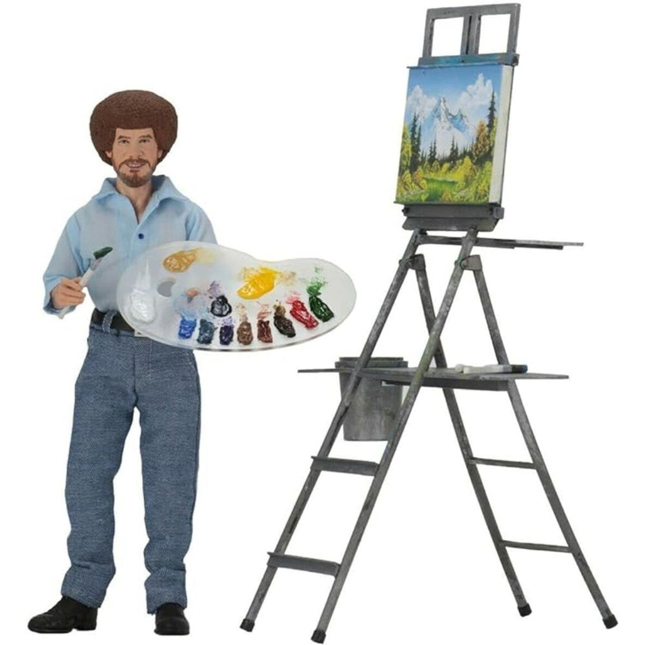 Bob Ross' The Joy of Painting Action Figure by NECA
