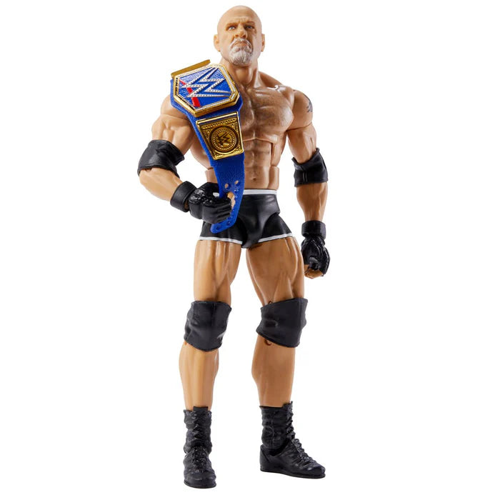 WWE Goldberg Elite Collection Action Figure with Universal Championshi