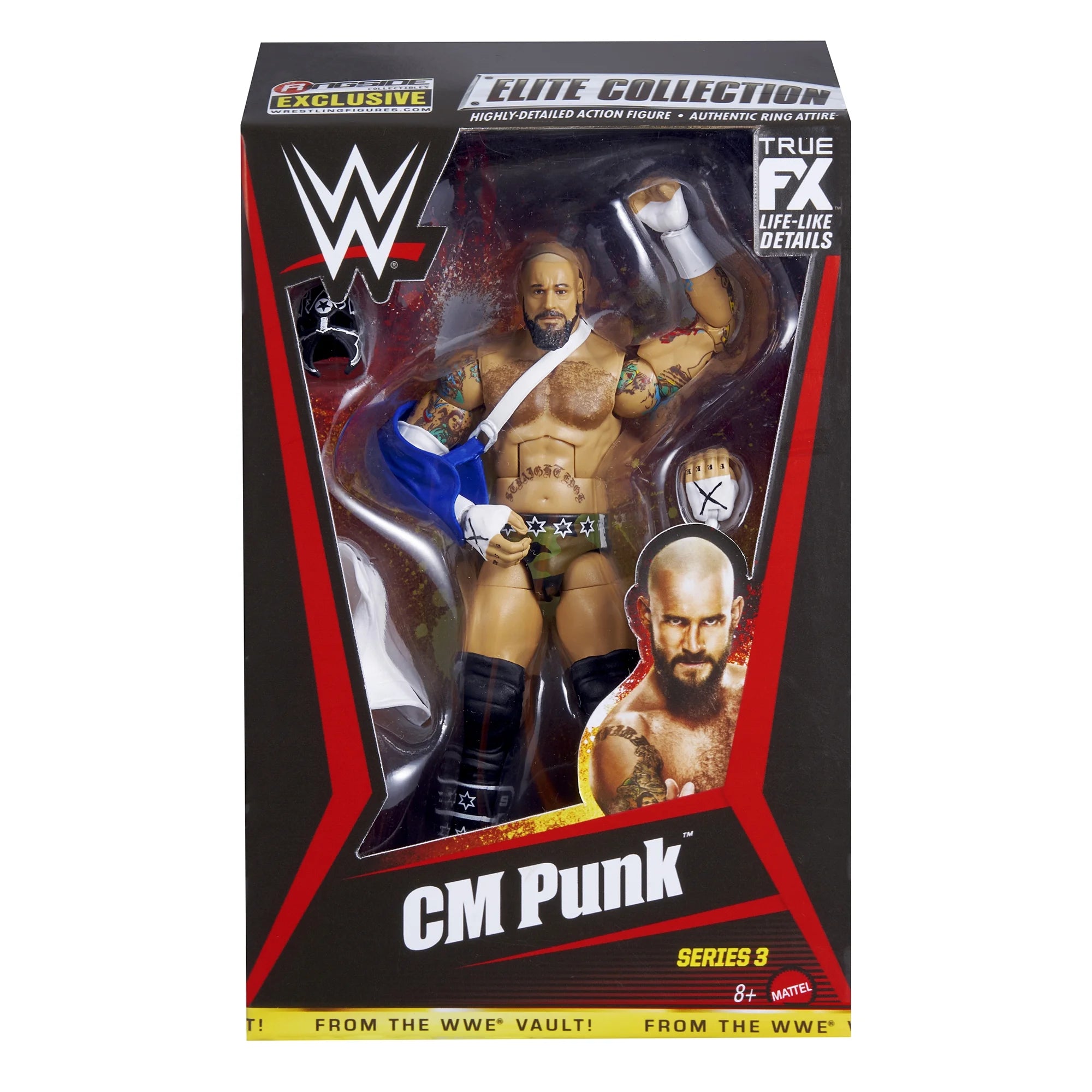 CM Punk (Straight Edge Society) WWE Vault Ringside Exclusive Action Figure