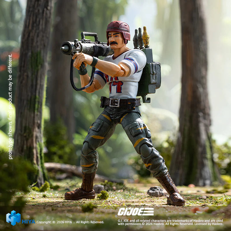 HIYA Exquisite Mini Series 1/18 Scale G.I.Joe BAZOOKA Tiger Force Version Action Figure