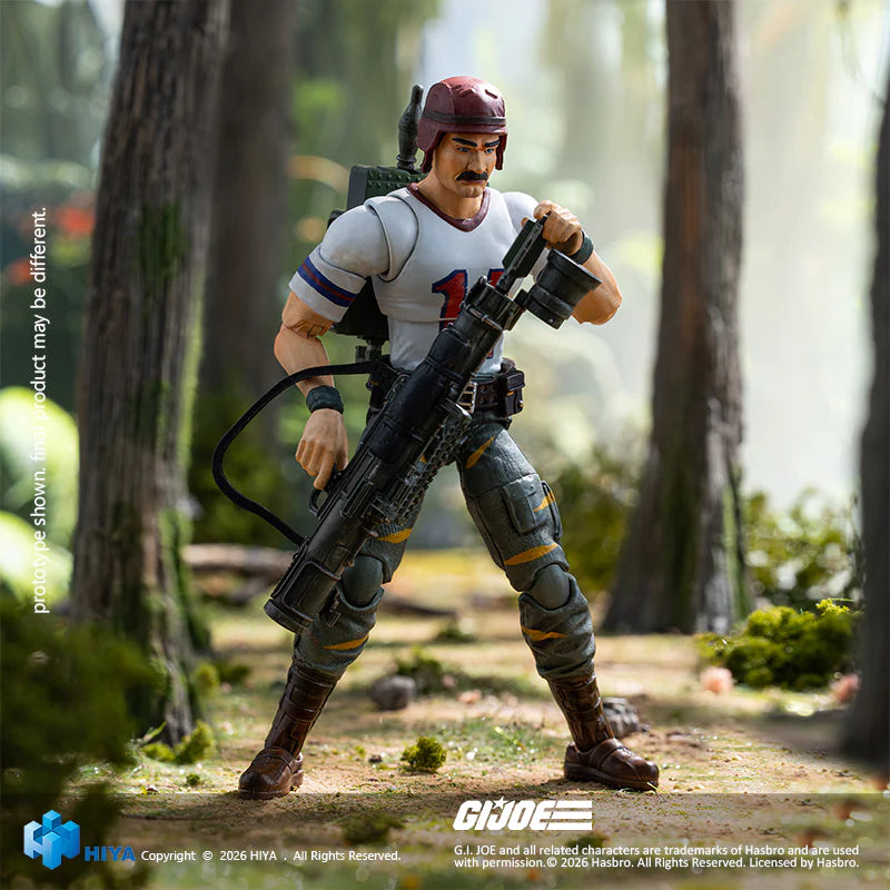 HIYA Exquisite Mini Series 1/18 Scale G.I.Joe BAZOOKA Tiger Force Version Action Figure
