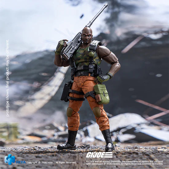 HIYA Exquisite Mini Series 1/18 Scale G.I.Joe RoadBlock Action Figure