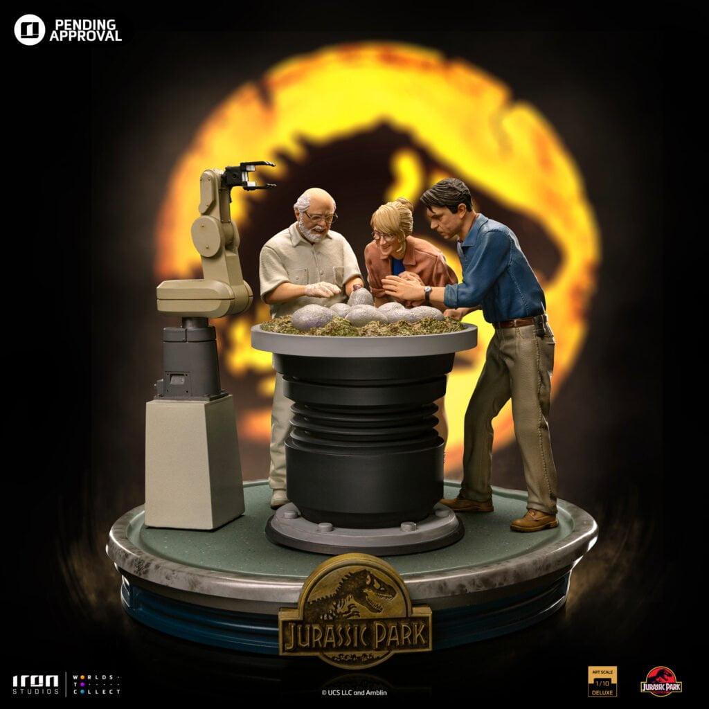 Jurassic Park Dino Hatching 1/10 Art Scale Limited Edition Statue