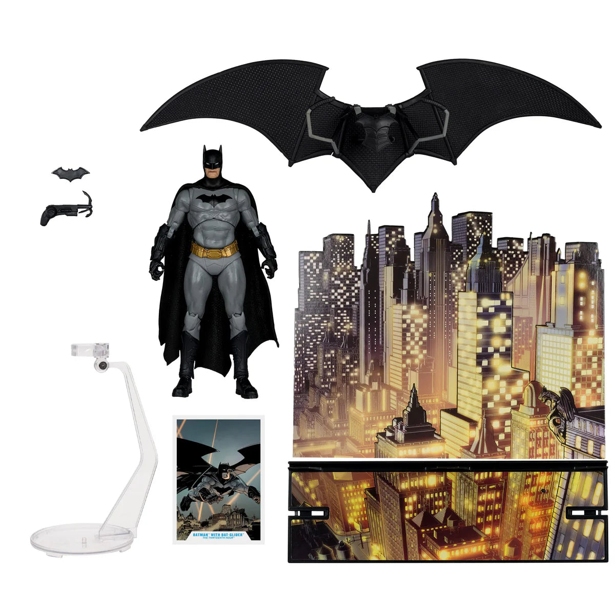 DC Multiverse Batman with Bat-Glider (The Thirteenth Hour, Gold Label)