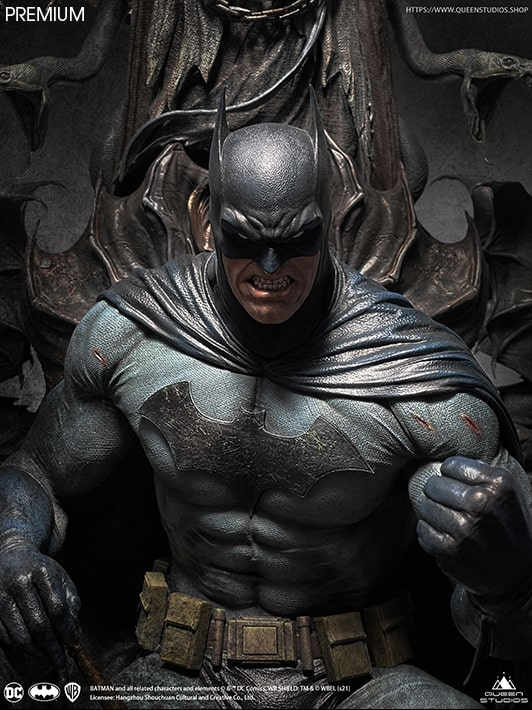 Batman On Throne 1/4 Scale Statue By Queen Studios