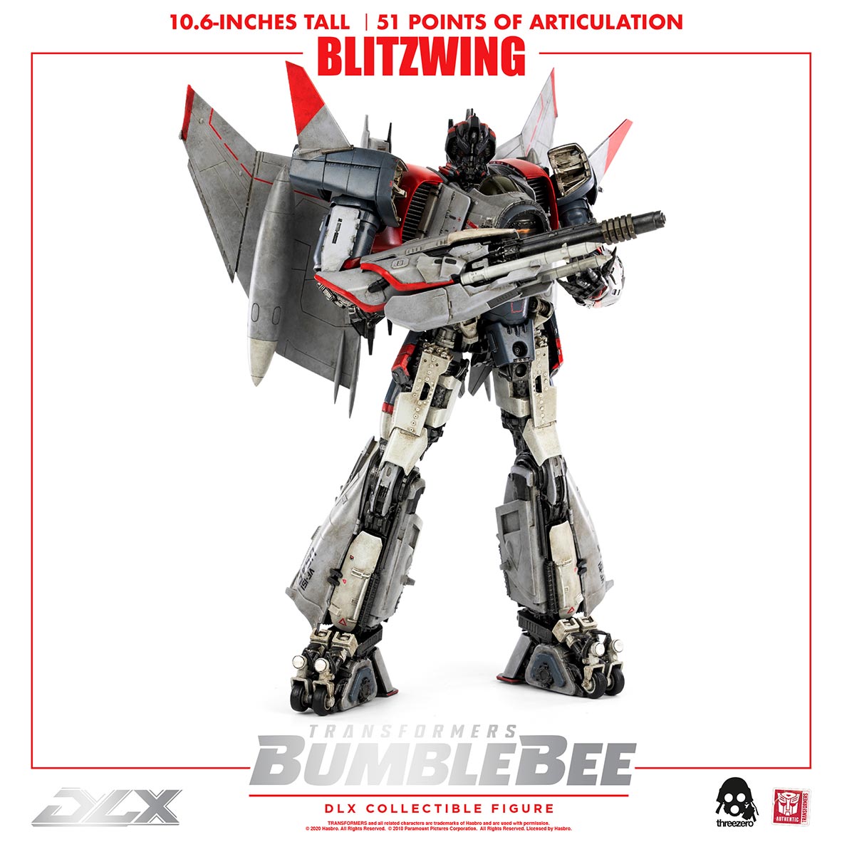 Transformers Bumblebee DLX Blitzwing By Threezero