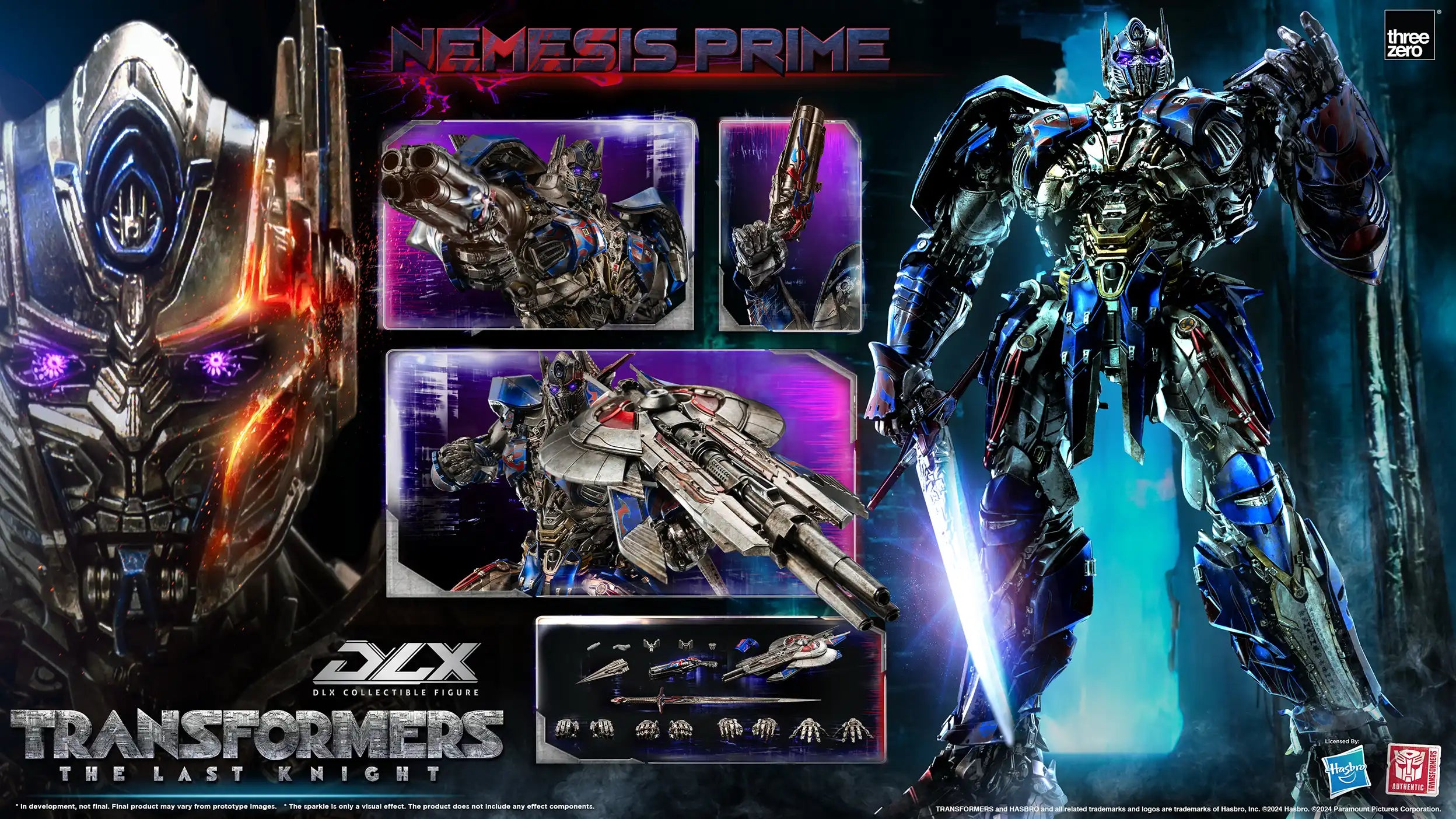 Transformers: The Last Knight Nemesis Prime DLX Action Figure