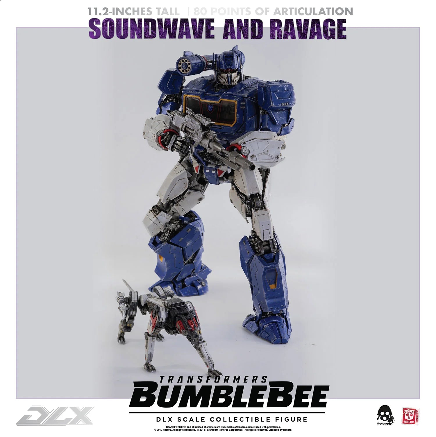 Transformers Bumblebee Dlx Soundwave And Ravage By Threezero